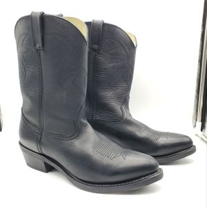 Durango Men's Size 14 D Cowboy Boots TR760~Oiled Black Leather
